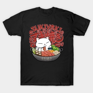 Chubby Cat Sukiyaki T-Shirt